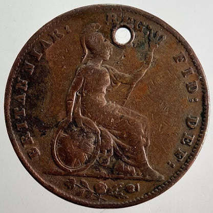 1850 Victoria Farthing Coin | Collectable Grade