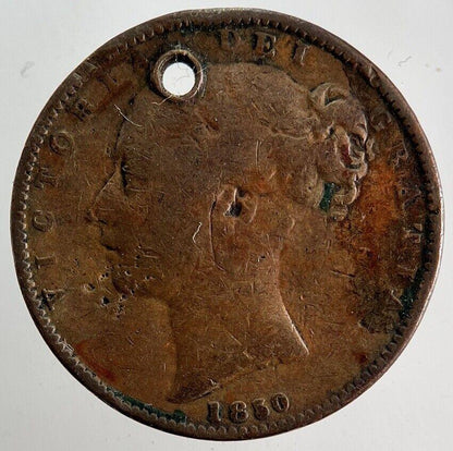 1850 Victoria Farthing Coin | Collectable Grade
