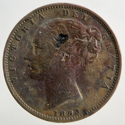 1853 Victoria Farthing Coin | Fine Collectable Grade