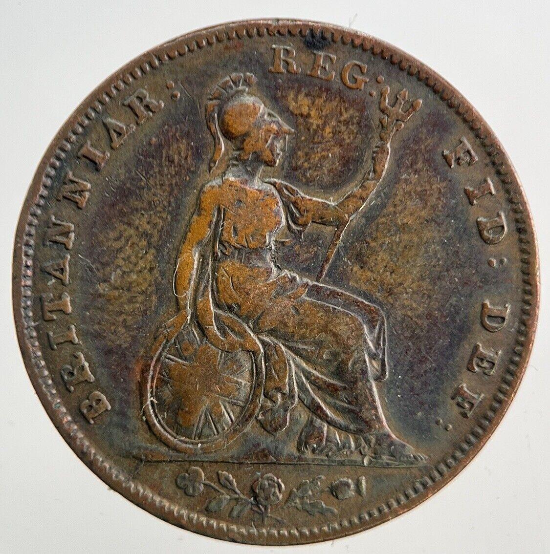 1853 Victoria Farthing Coin | Fine Collectable Grade