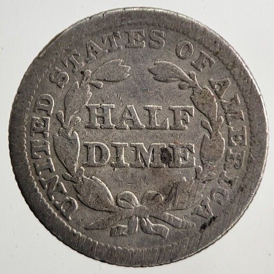 1853 US USA Liberty Seated Half Dime Silver Coin | Collectable Grade