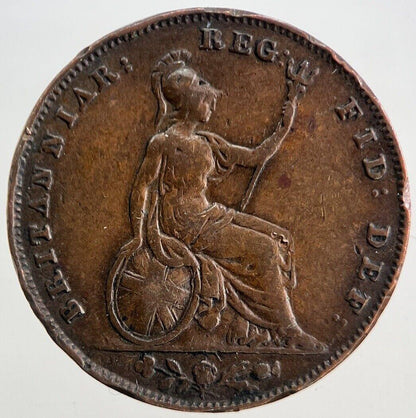1853 Victoria Farthing Coin | Fine Collectable Grade