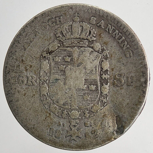 1852 Sweden 1/16 Riksdaler Silver Coin | Collectable Grade | a6711