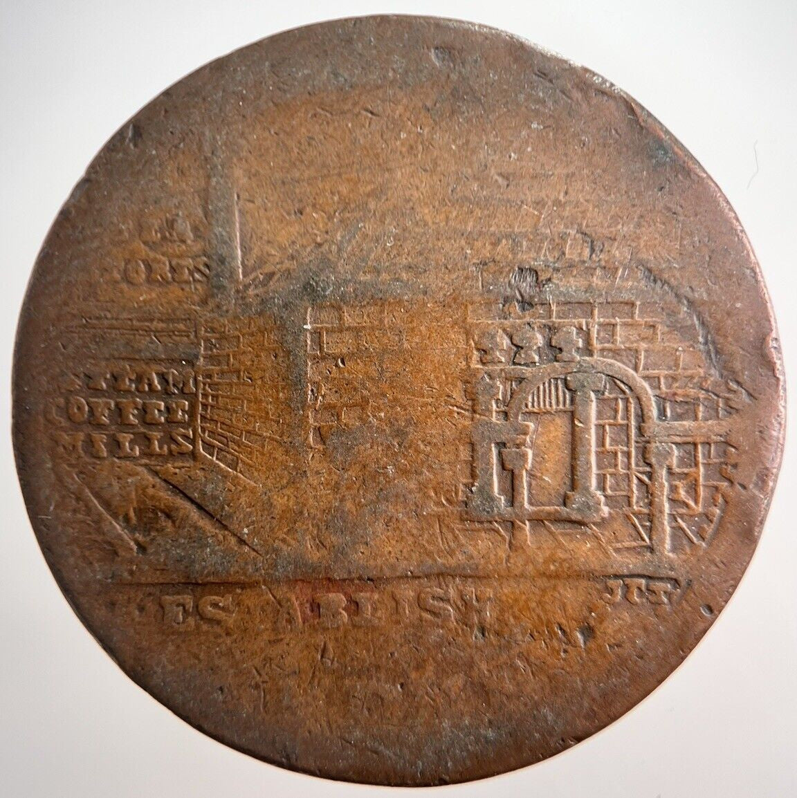 1853 Australia Sydney Coffee Mills Penny Token Coin | Collectable Grade | a1740