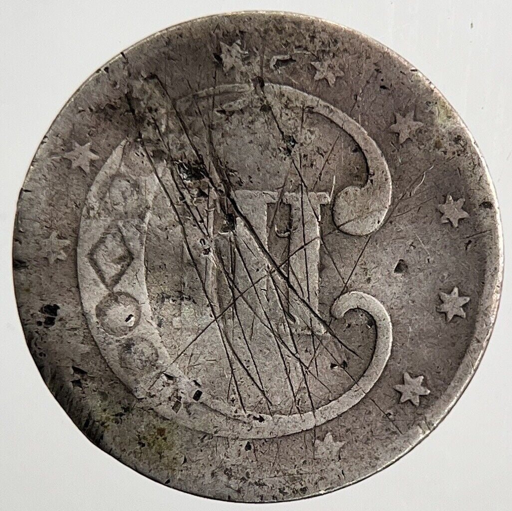 1852 US USA 3 III Cents Coin | Collectable Grade | a6075