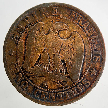 1853 France 5 Centimes Coin | Collectable Grade