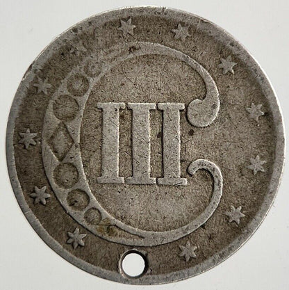 1852 US USA 3 III Cent Coin | Collectable Grade