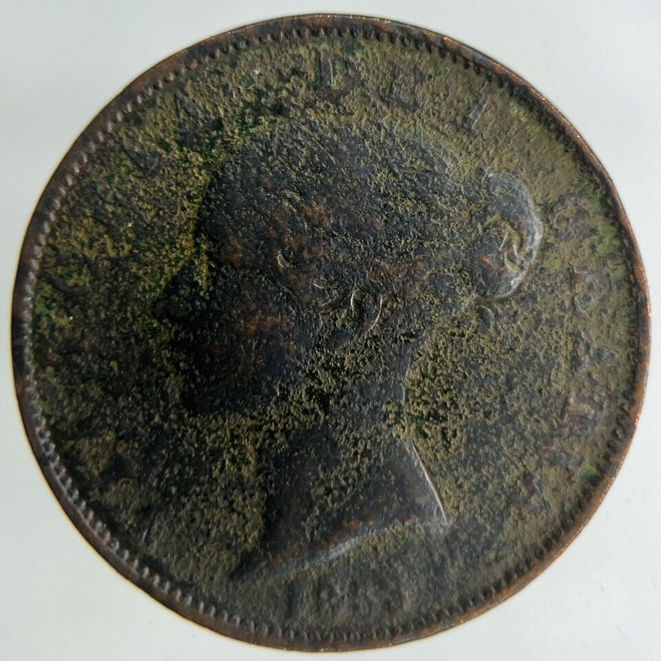 1853 Victoria Half-Penny Coin | Collectable Grade