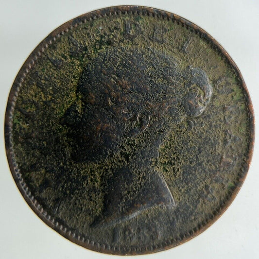 1853 Victoria Half-Penny Coin | Collectable Grade