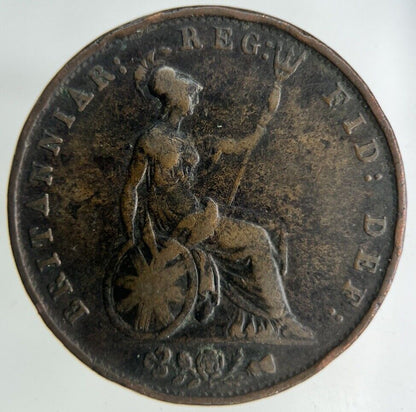 1853 Victoria Half-Penny Coin | Fine Collectable Grade