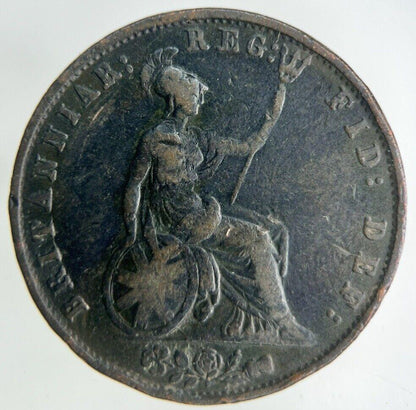 1853 Victoria Half-Penny Coin | Fine Collectable Grade