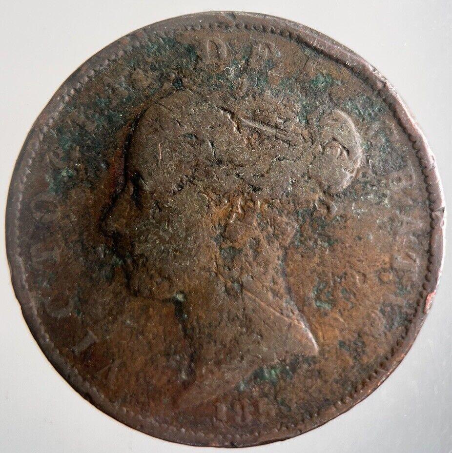 1853 Victoria Half-Penny Coin | Collectable Grade | a4400