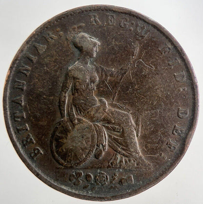 1853 Victoria Half-Penny Coin | Fine Collectable Grade