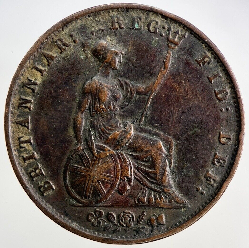 1853 Victoria Half-Penny Coin | Very High Grade
