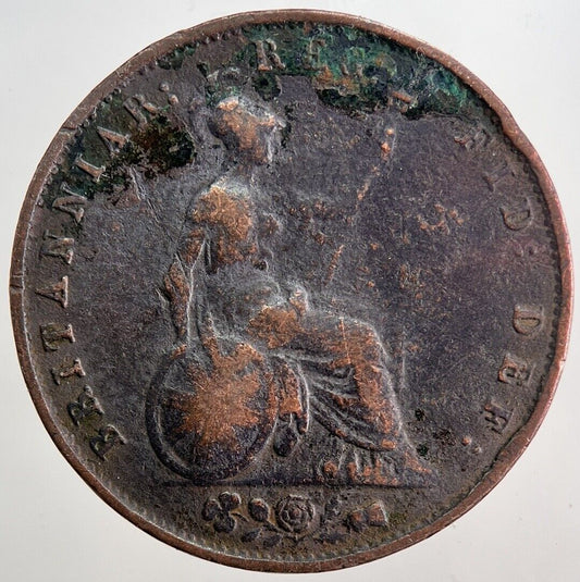 1853 Victoria Half-Penny Coin | Collectable Grade | a5771