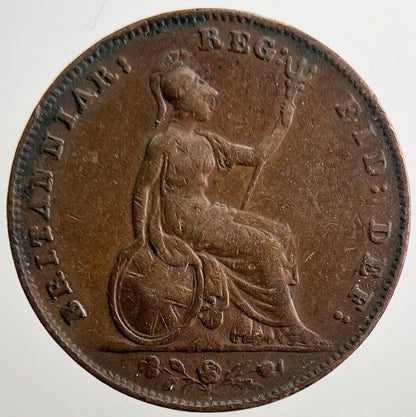 1853 Victoria Farthing Coin | Fine Collectable Grade | a3780