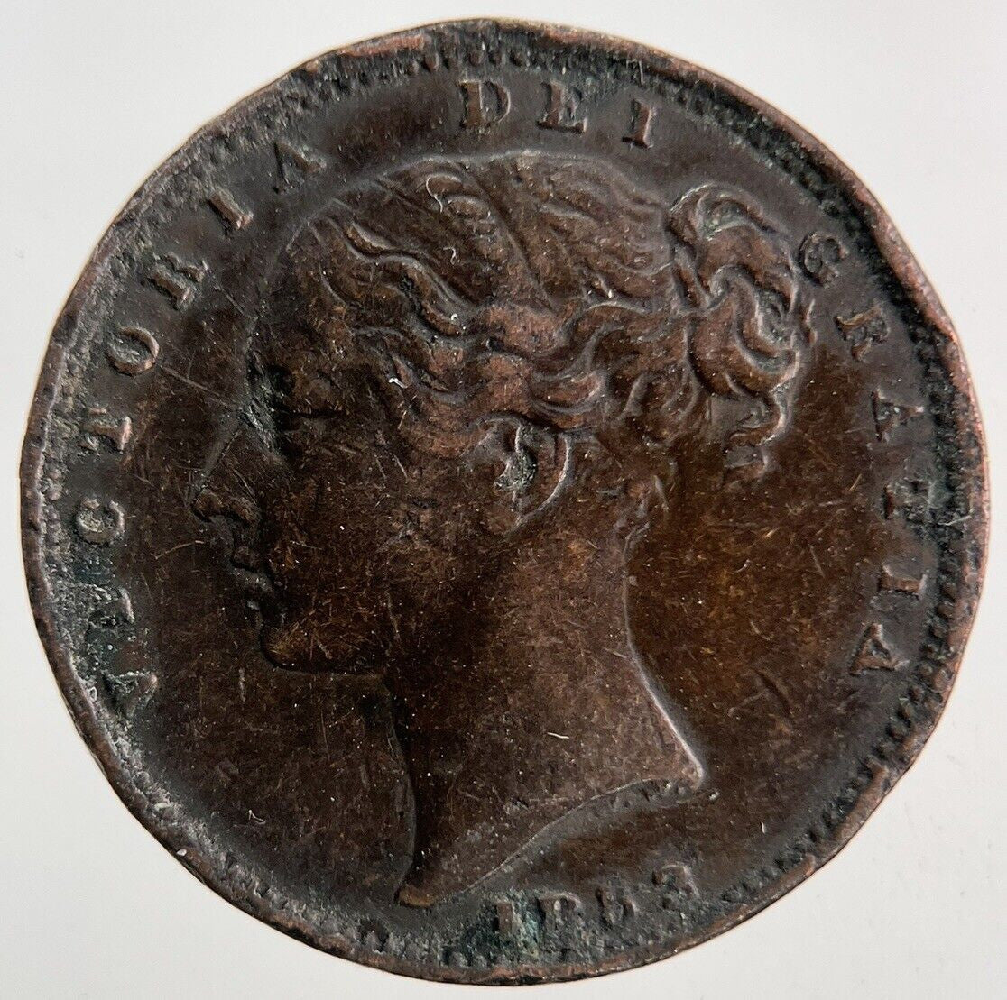 1853 Victoria Farthing Coin | Very High Grade