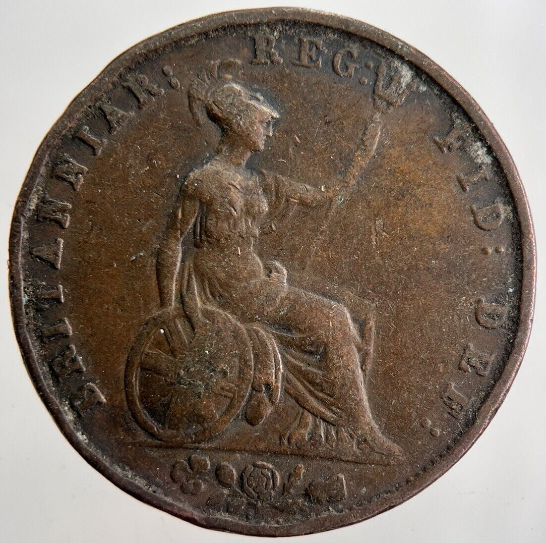 1853 Victoria Half-Penny Coin | Fine Collectable Grade | a2422