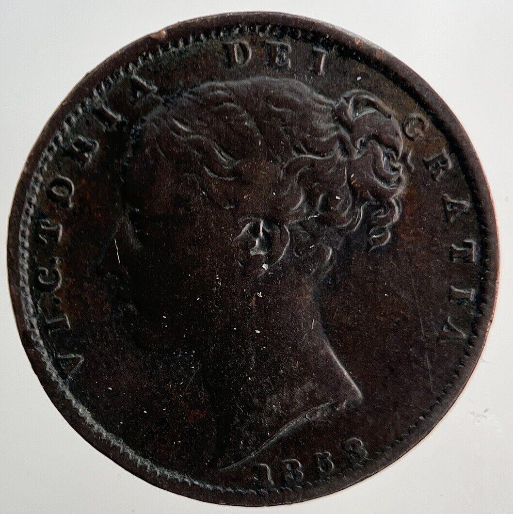 1853 Victoria Farthing Coin | Very High Grade