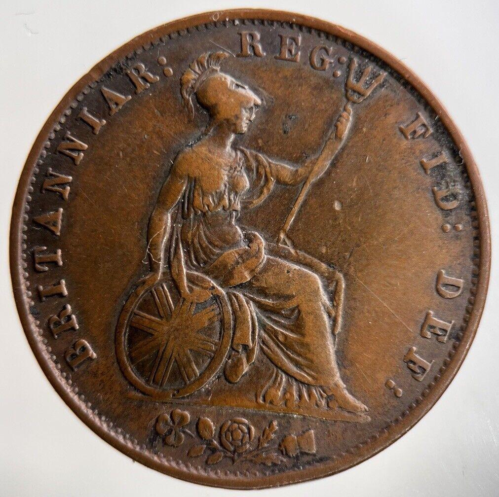 1853 Victoria Half-Penny Coin | Fine Collectable Grade
