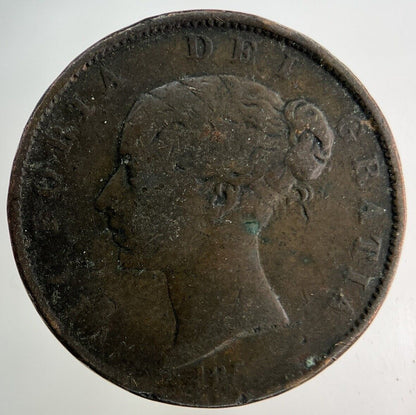 1853 Victoria Half-Penny Coin | Collectable Grade