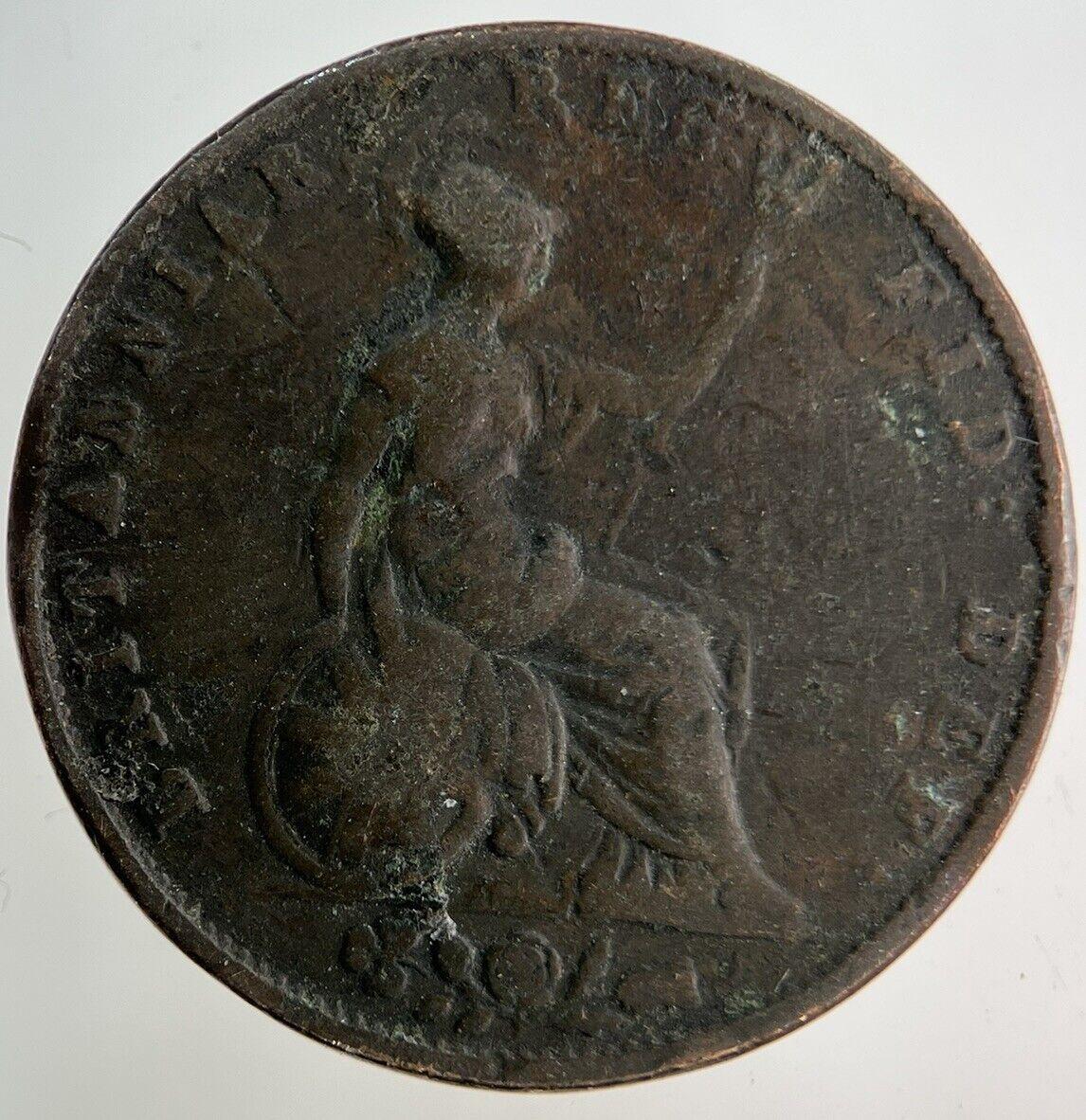 1853 Victoria Half-Penny Coin | Collectable Grade