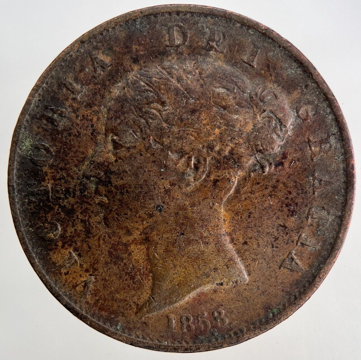 1853 Victoria Half-Penny Coin | Collectable Grade