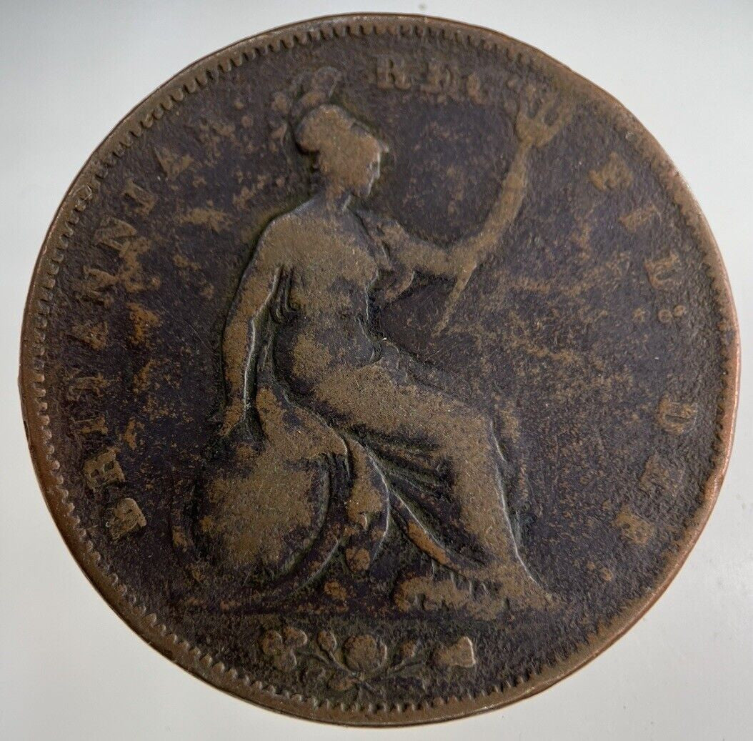 1853 Victoria One Penny Coin | Collectable Grade