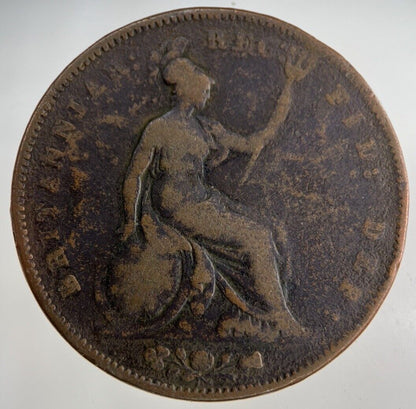 1853 Victoria One Penny Coin | Collectable Grade