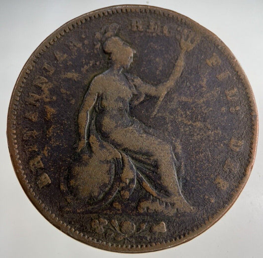 1853 Victoria One Penny Coin | Collectable Grade
