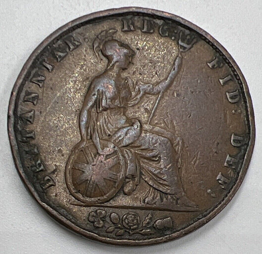 1854 Half Penny | British Copper Coin | Queen Victoria | Collectable Grade a703