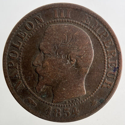 1854 France 5 Centimes Coin | Collectable Grade