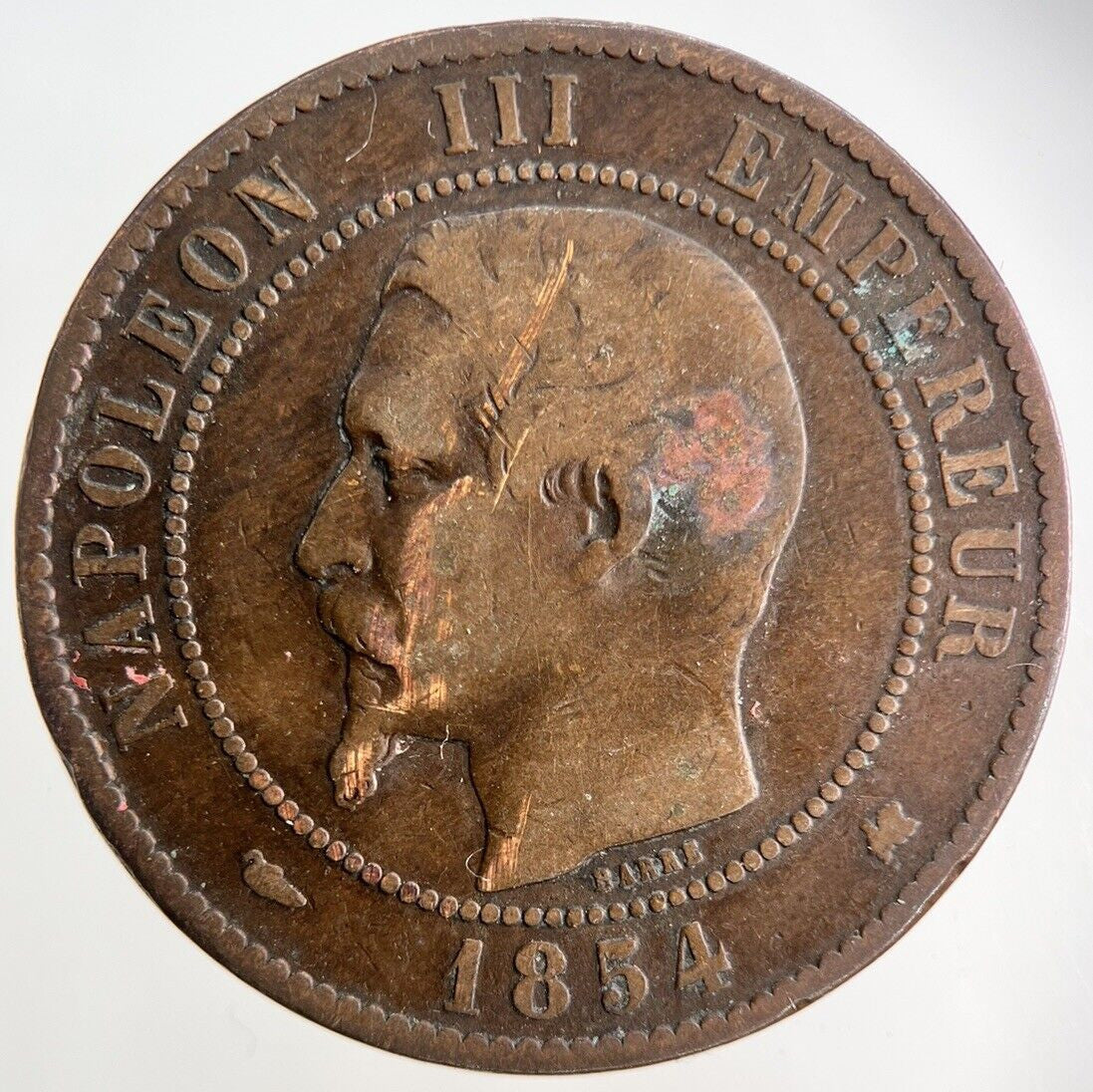 1854 France 10 Centimes Coin | Collectable Grade