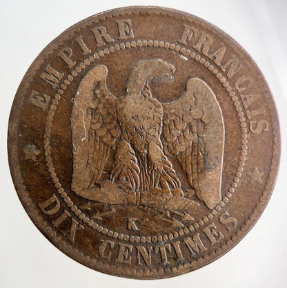 1854 France 10 Centimes Coin | Collectable Grade