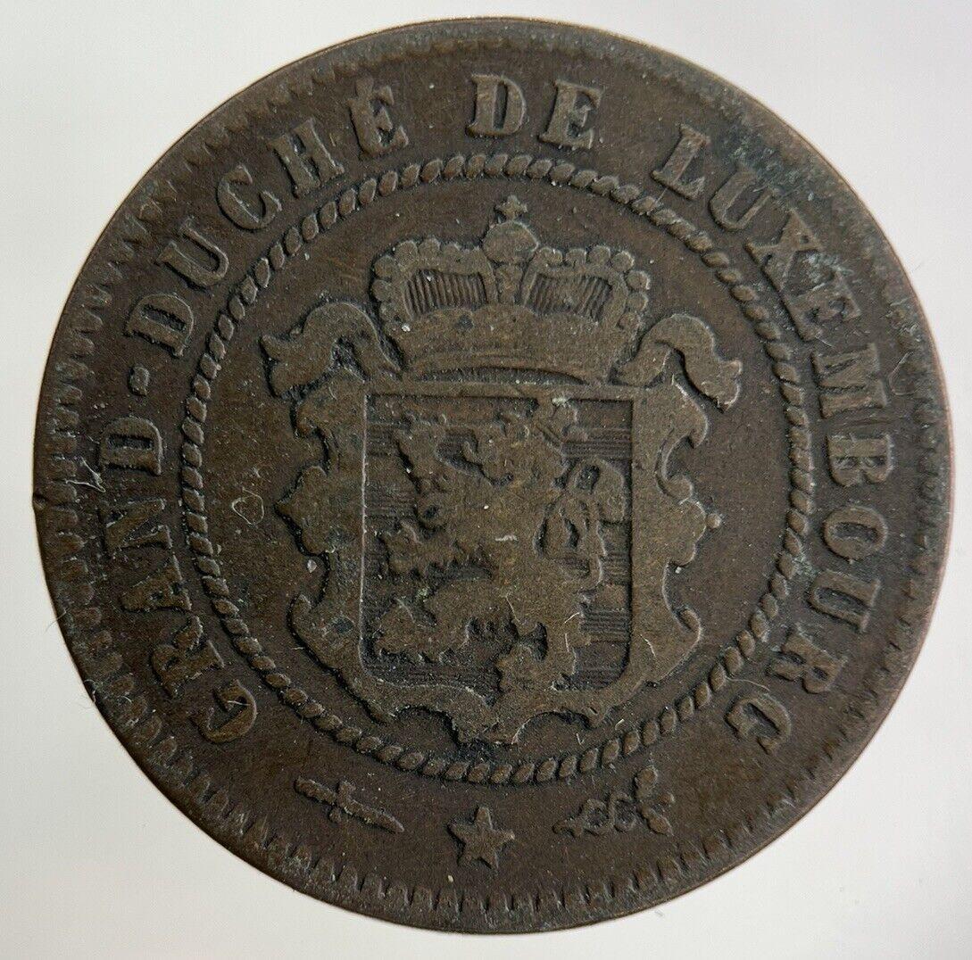 1854 Luxembourg 5 Centimes Coin | Fine Collectable Grade
