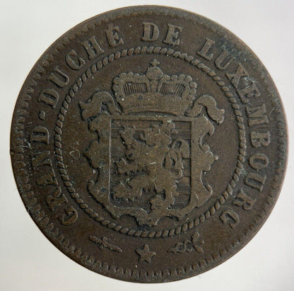 1854 Luxembourg 5 Centimes Coin | Fine Collectable Grade