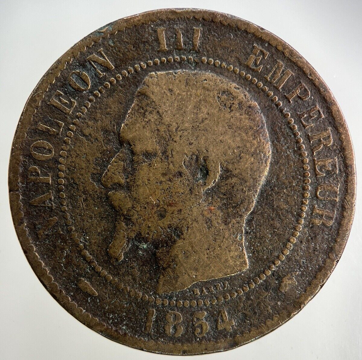 1854 France 10 Centimes Coin | Collectable Grade