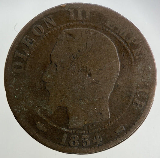 1854 France 5 Centimes Coin | Fair Grade