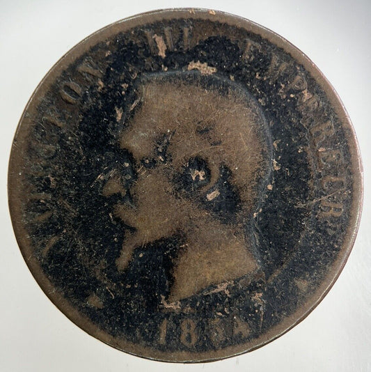 1854 France 10 Centimes Coin | Fair Grade