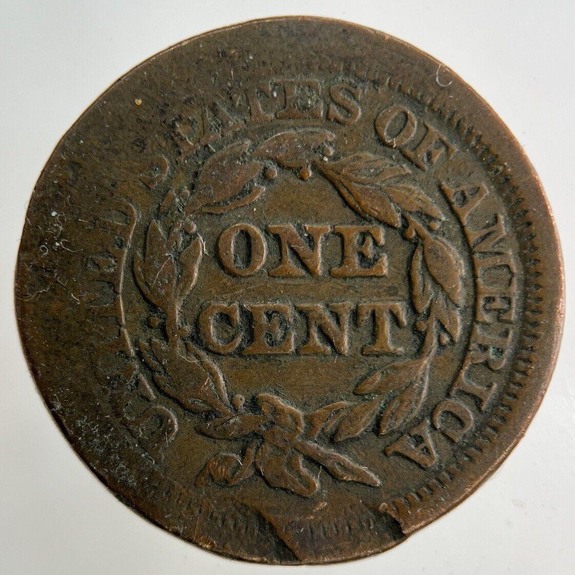 1854 US USA One Cent Coin | Collectable Grade