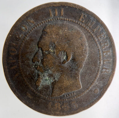 1855 France 10 Centimes Coin | Collectable Grade