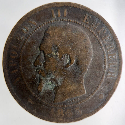 1855 France 10 Centimes Coin | Collectable Grade
