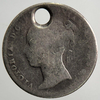 1854 Victoria Groat Four-Pence Silver Coin | Collectable Grade | a124