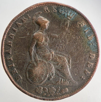 1854 Victoria Half-Penny Coin | Collectable Grade | a8593