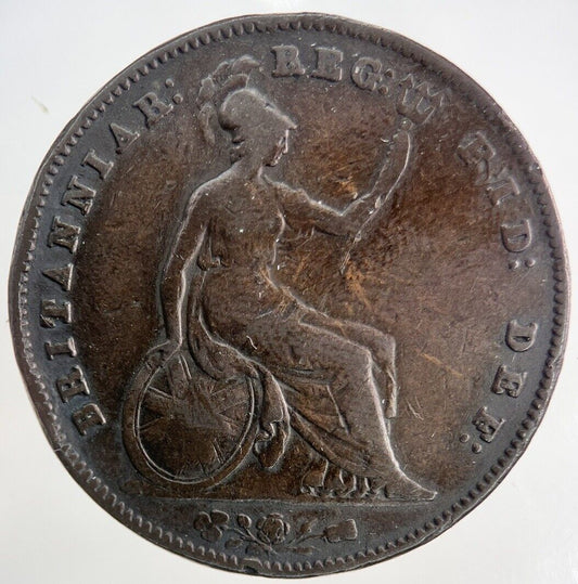 1854 Victoria One Penny Coin | Fine Collectable Grade