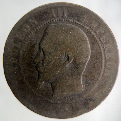 1855 France 10 Centimes Coin | Collectable Grade