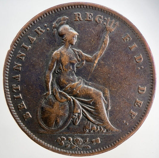 1854 Victoria One Penny Coin | Very High Grade