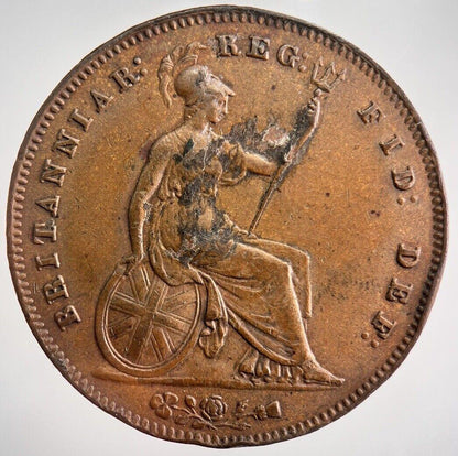 1854 Victoria Penny Coin | Very High Grade | a7202