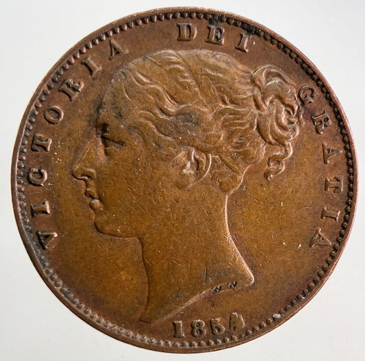 1854 Victoria Farthing Coin | Very High Grade