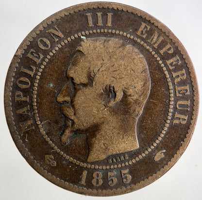 1855 France 10 Centimes Coin | Collectable Grade